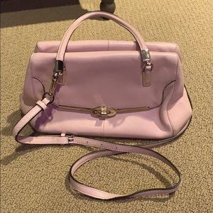 Pink vintage coach purse